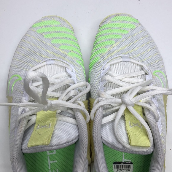 Women’s Nike Metcon 9 White/Yellow DZ2537-106 USED Mark inside sz 9 - Picture 12 of 12